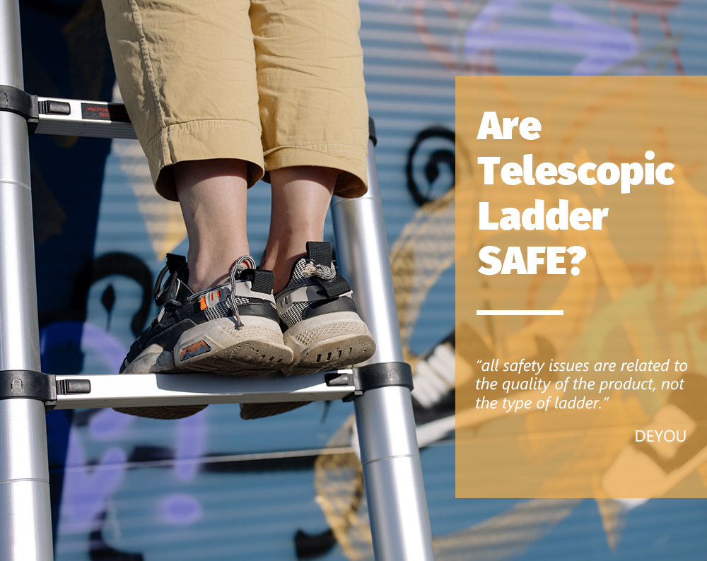 A escada telescópica é segura?